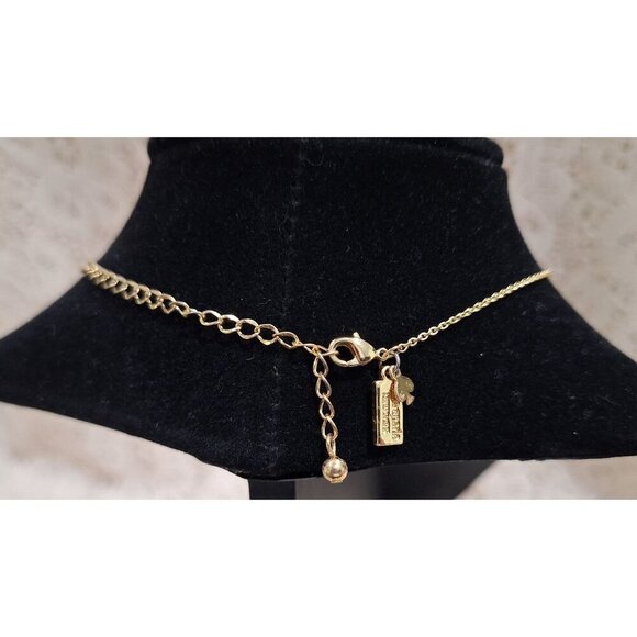 EUC Kate Spade Gold-Tone Initial "E" Pendant Necklace - Picture 5 of 7